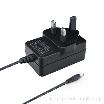 12volt 2A UKCA yang disetujui adaptor daya